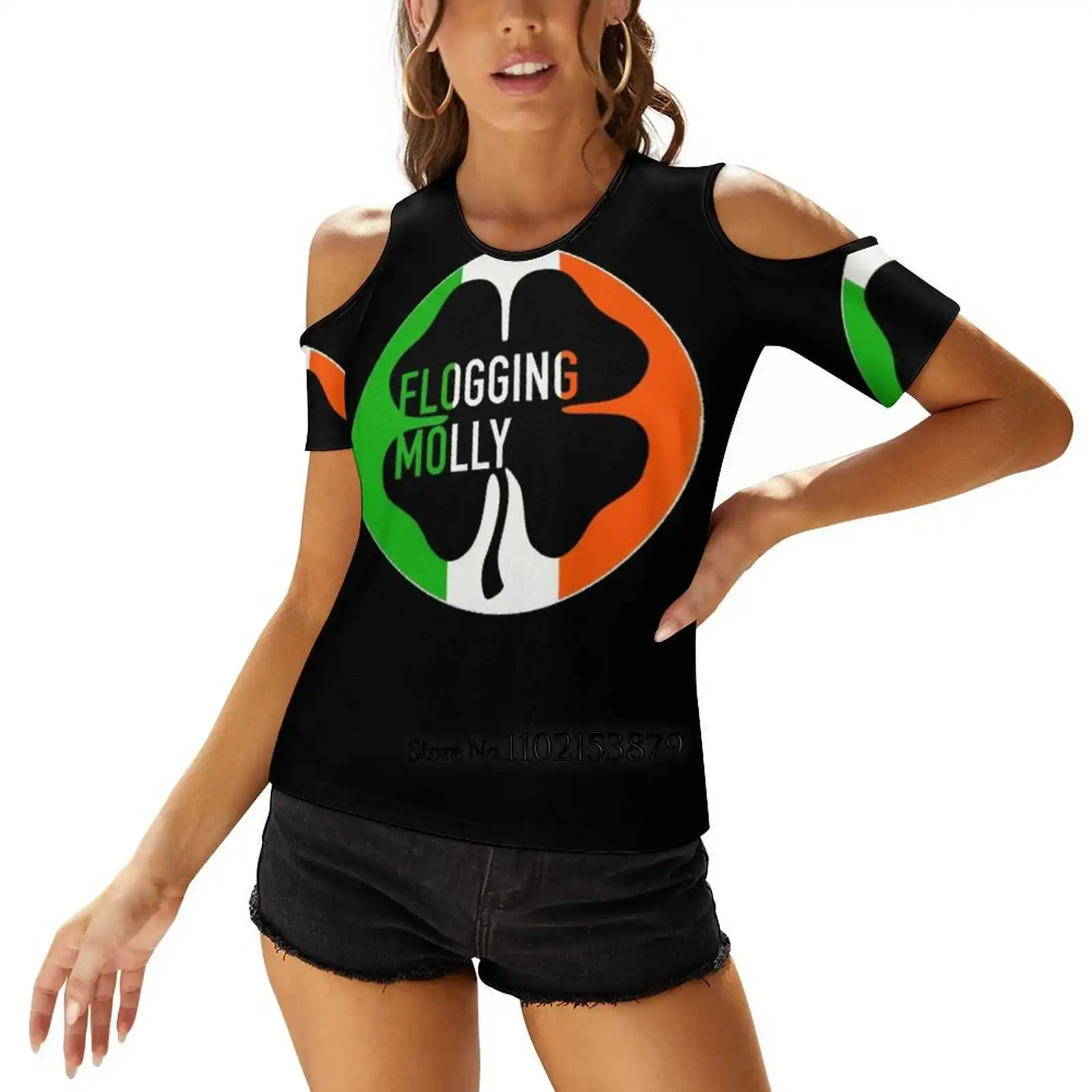 Flogging Molly Music Genres Punk ? Классические женские футболки в стиле фолк-панк 65 топы с