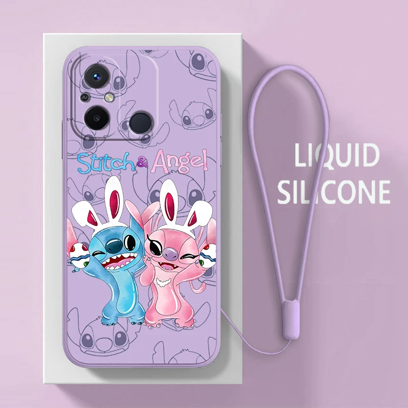 Стич Лило Ангел розовый для Xiaomi Redmi 12C 11 Prime A1 10 10X 9 9A 9T 9AT 8 8A 7 6 Pro 4G фотомагнитный