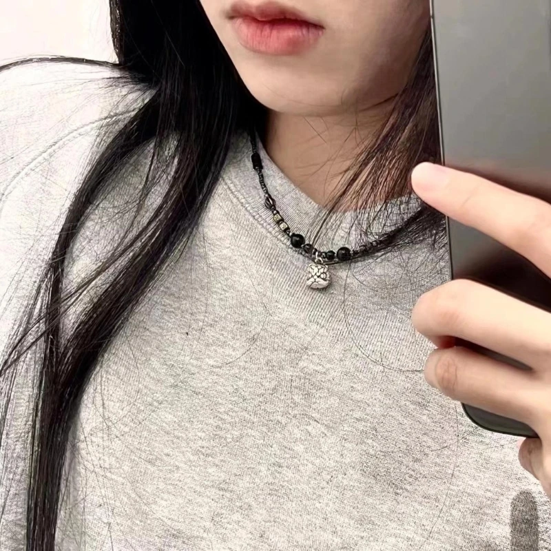 Винтажное ожерелье с подвеской в виде головы льва цепочка из бисера колье