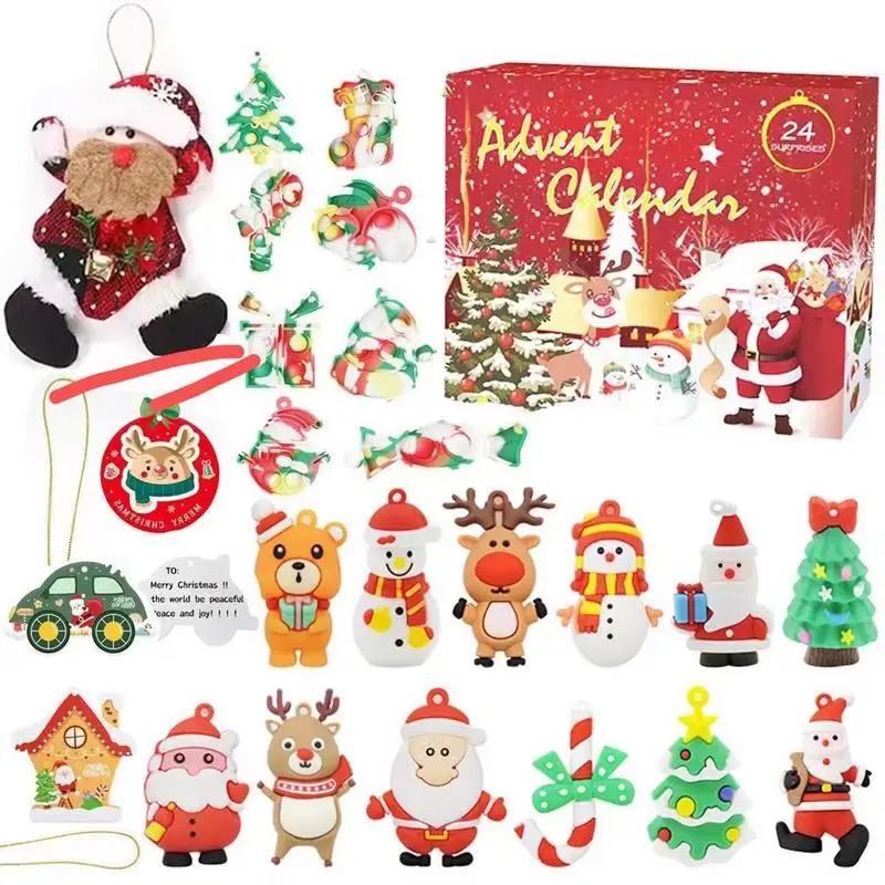 

Advent Calendar 2022 24 Days Countdown Calendar Creative Calendar Box With Toys For Kids Girls Adults Holiday Christmas Party