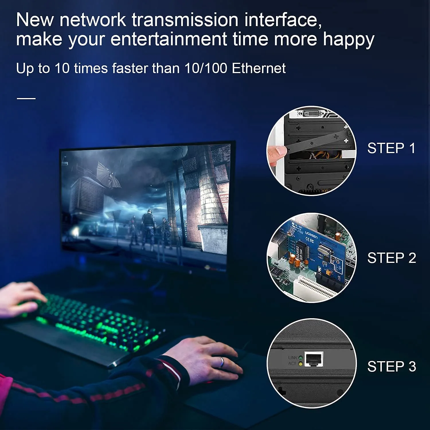 Двухпортовая PCIe Gigabit сетевая карта 1000M PCI Express Ethernet адаптер с 82576 двумя портами LAN NIC