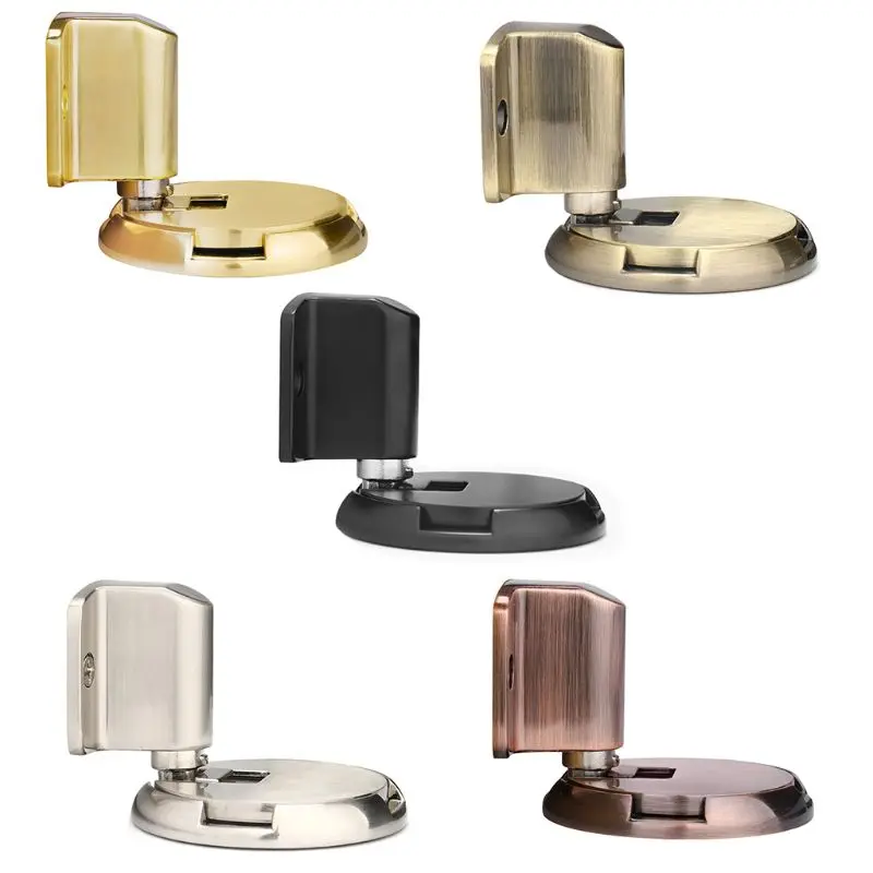 

N58C Door Stopper Anti-collision Door Holder Zinc Alloy Magnetic Door Stop for Homes Effective Shock Absorption Punch-free