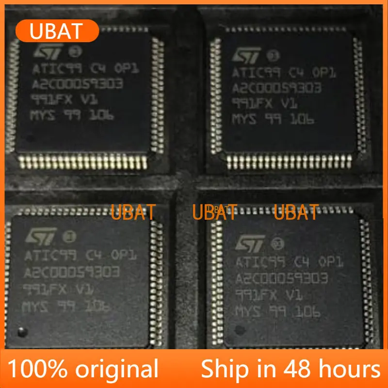 

10PCS/Lot New ATIC99 C4 OP1 QFP80 A2C00059303 ATIC99C4 car computer board driver chips