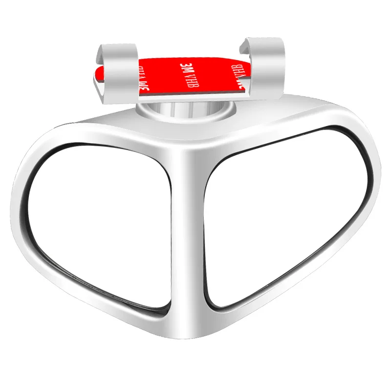 

Car Dual-vision Auxiliary Mirror Car Rear-view Mirror Reversing Front and Rear Wheel Blind Spot Mirror 360°Two-way Small Round