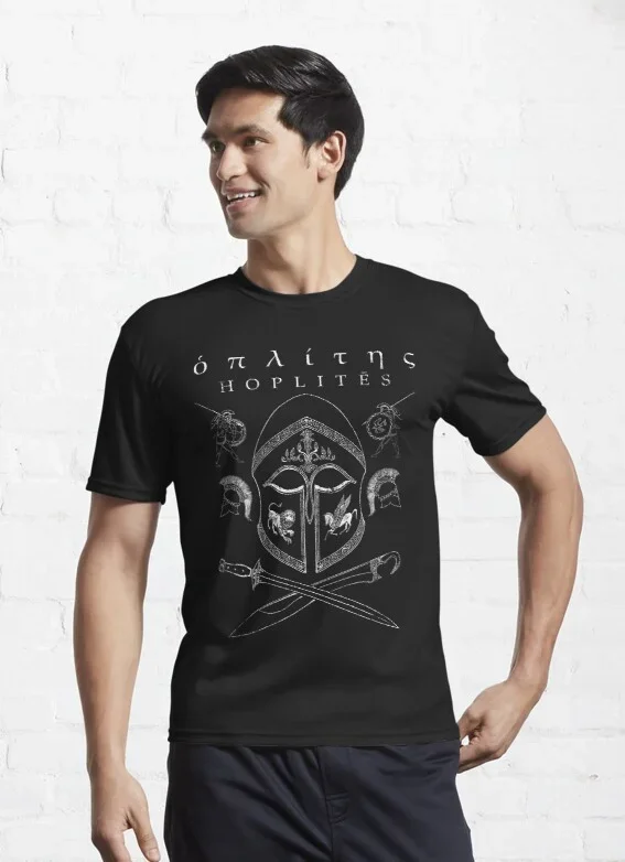 Футболка Sparta Ancient Greek Army Hoplite новая повседневная мужская футболка из 100% хлопка с