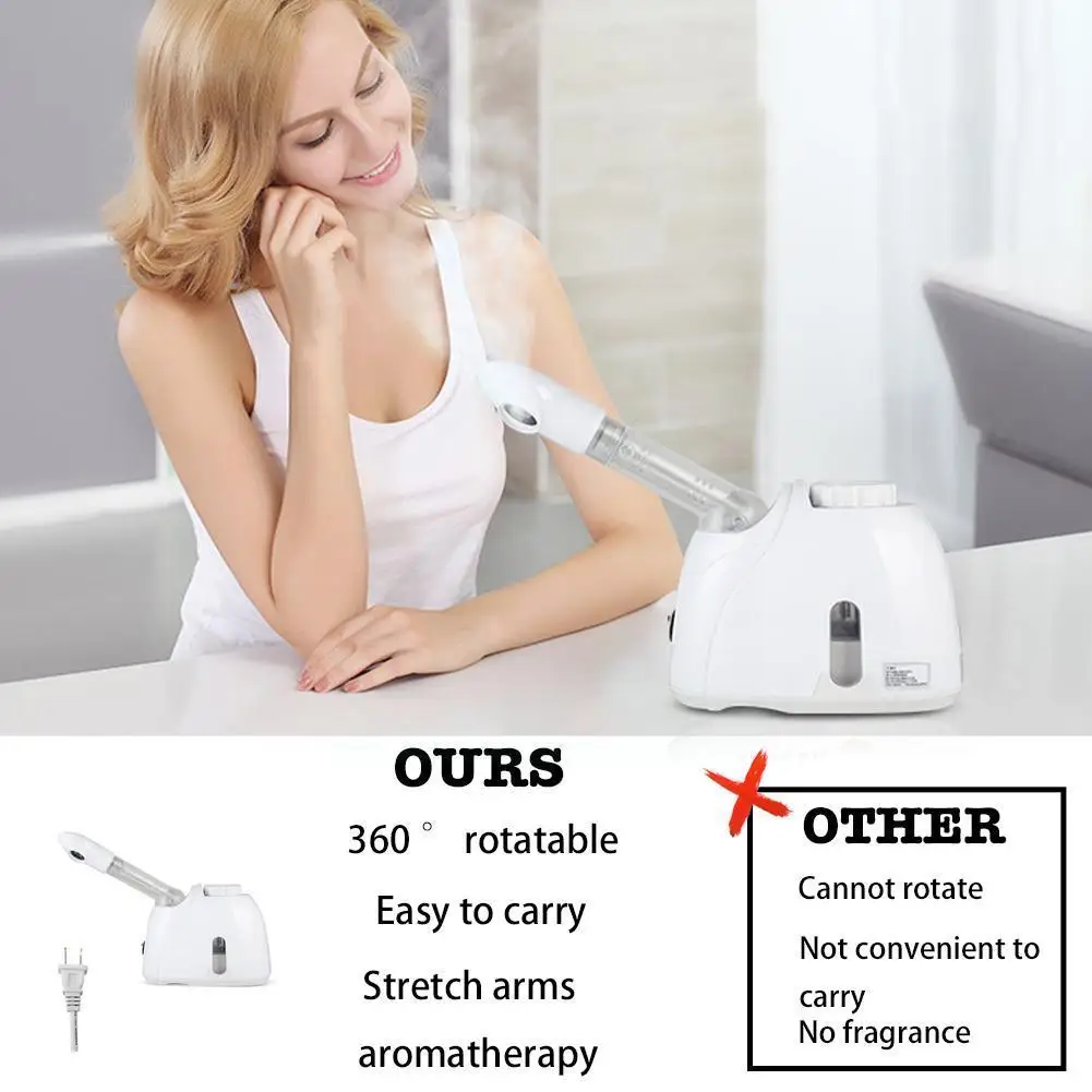 

Травяной отпариватель для лица, увлажнитель с теплым туманом для лица, глубокая кожа, спа, чистый испаритель, уход за отбеливающим наноувлаж...