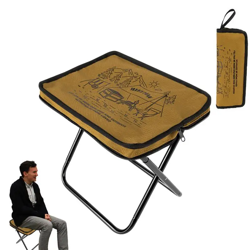 

Camping Stool Portable Stool For Outdoor Activities Lightweight Camping Stool 264 Lbs Capacity For Hiking Traveling Camping
