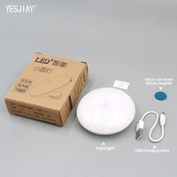 motion sensor light wireless led night lights usb rechargeable night lamp for kitchen cabinet wardrobe lamp staircase backlight