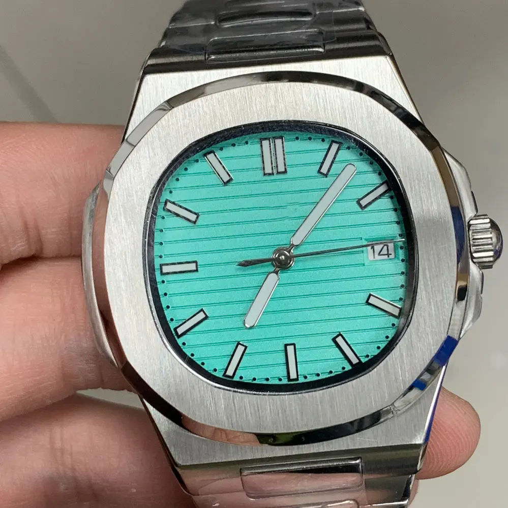 

41MM men's automatic mechanical watch brand stainless steel case strap NH35A movement NH35 watch custom