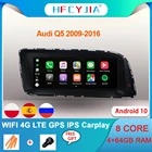 Автомобильный радиоприемник Carplay, 8,8 дюйма, Android 10, для Audi Q5 2009-2016, 8 ядер, 4 + 64 ГБ, Wi-Fi, 4G, BT, Wi-Fi, IPS-экран, GPS-навигатор, записывающее устройство
