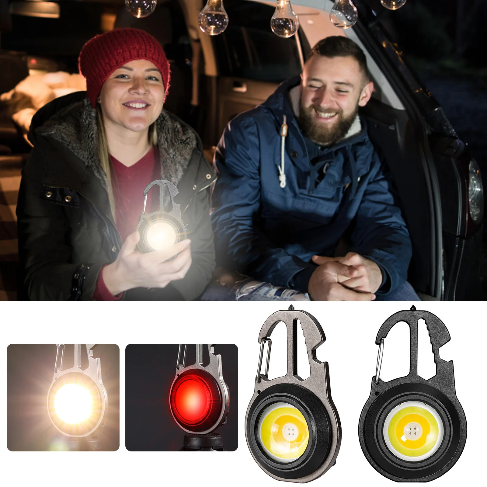 

Portable Keychain Light Pocket Keychain Light Torch Portable Pocket Light With Strong Magnet Base For Hiking/Camping/Backpacking