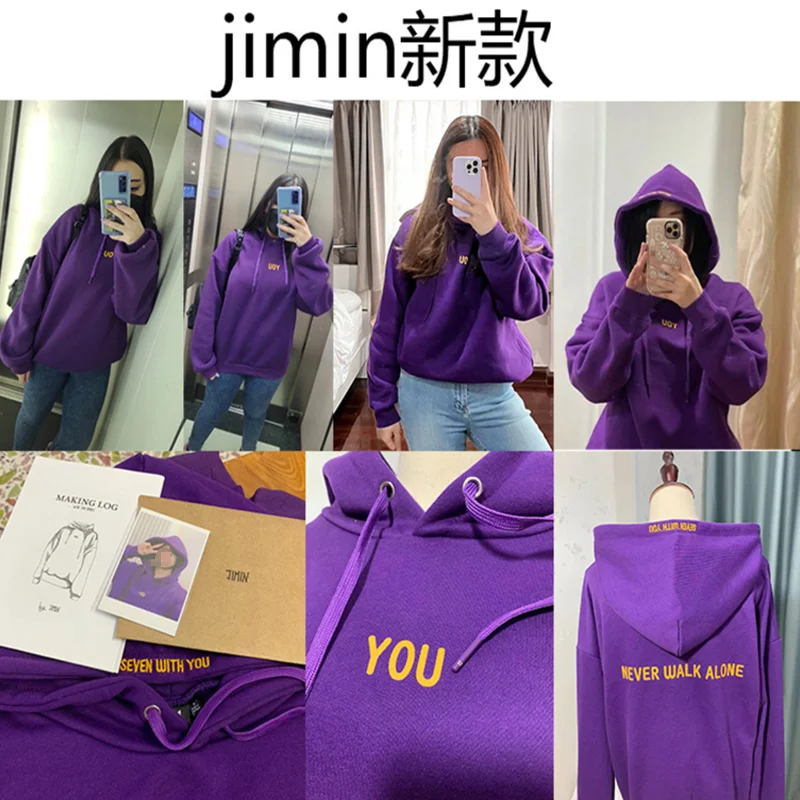 

2022 New Kpop Hoodie Sweatshirt Women Men Bangtan Boys J-HOPE Suga RM Jimin Unisex Y2K Pullovers Fashion Hip Hop Clothes