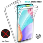 Чехол для Samsung A52S A42 A32 A02S A21S A31 A41 A11 A01 Core PC + силиконовый чехол для Galaxy A12 A51 A72 A71 A82 A03S A22, 360