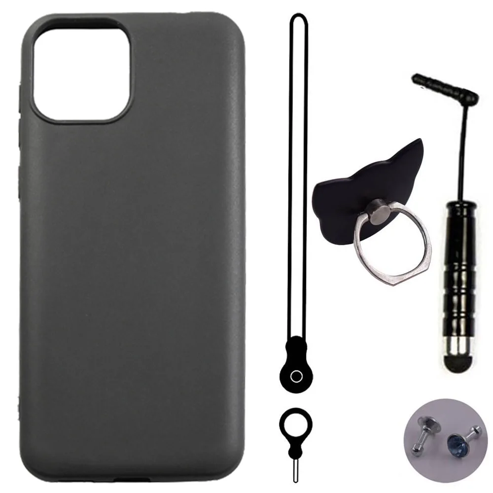 iTien TPU Silicone Protective Cover Phone Case For Ulefone Note 6P 12P 13P Armor 6 8 Pro Lanyard Ring Pen Gel Shell Etui Skin | Мобильные