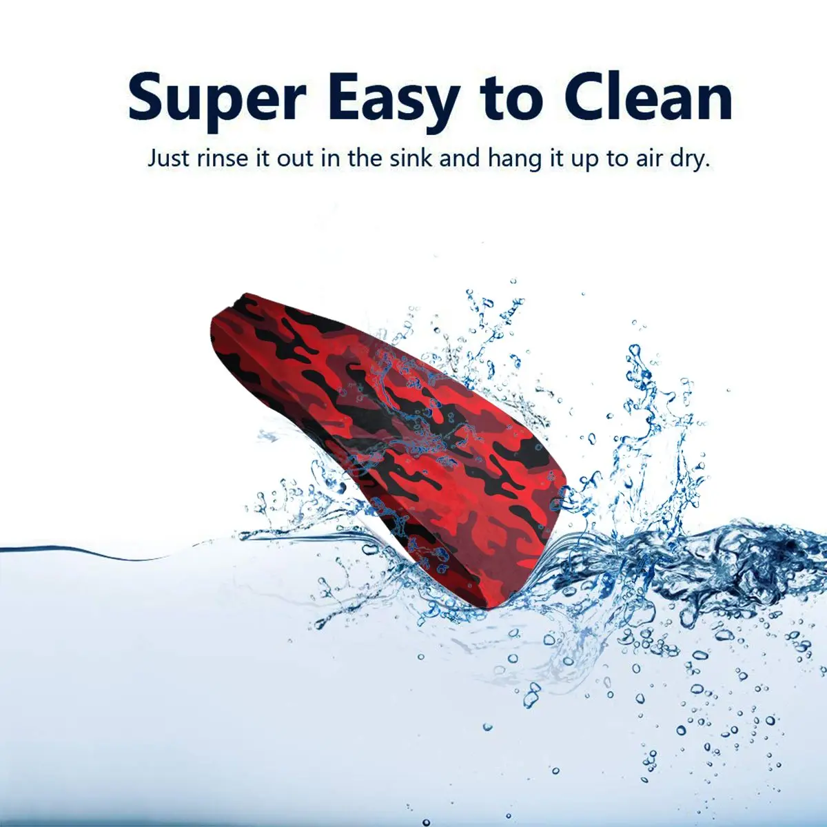 Военная красная камуфляжная повязка на голову с камуфляжной текстурой женская