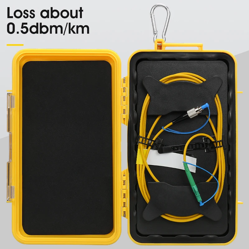 OTDR Fiber Tester FC/UPC-LC/APC Test Extension Cable Fiber Jumper Box 500M 1000M 2000M
