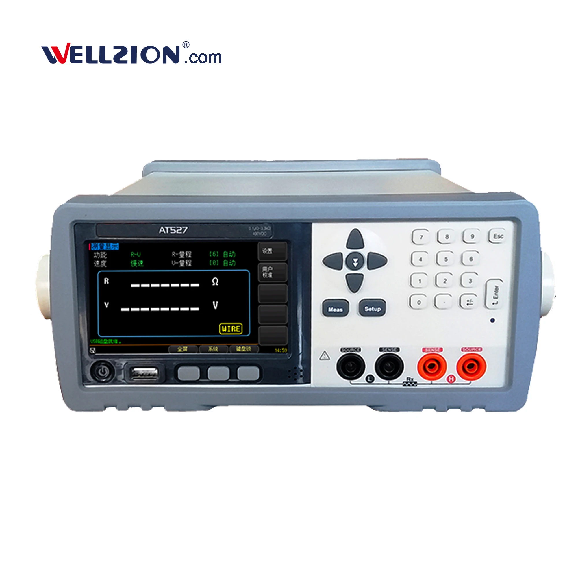 

AT527,3.3k ohm 400VDC Battery Internal Resistance Tester