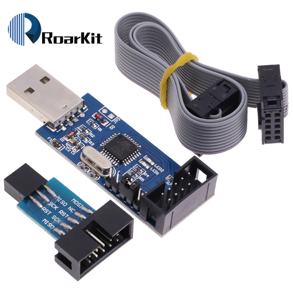 LC-01 USBASP AVR скачать кабель/AVR программатор/51 ISP нисходящие линии программирования/AVR ISP/USB ISP