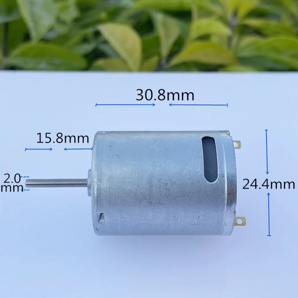 

Micro Mini 370 Motor RK-370-4434/49 DC 3V-7.4V 3.7V 5V 6V Large Torque Carbon Brush Electric Machinery RC Ship Model Car Motor