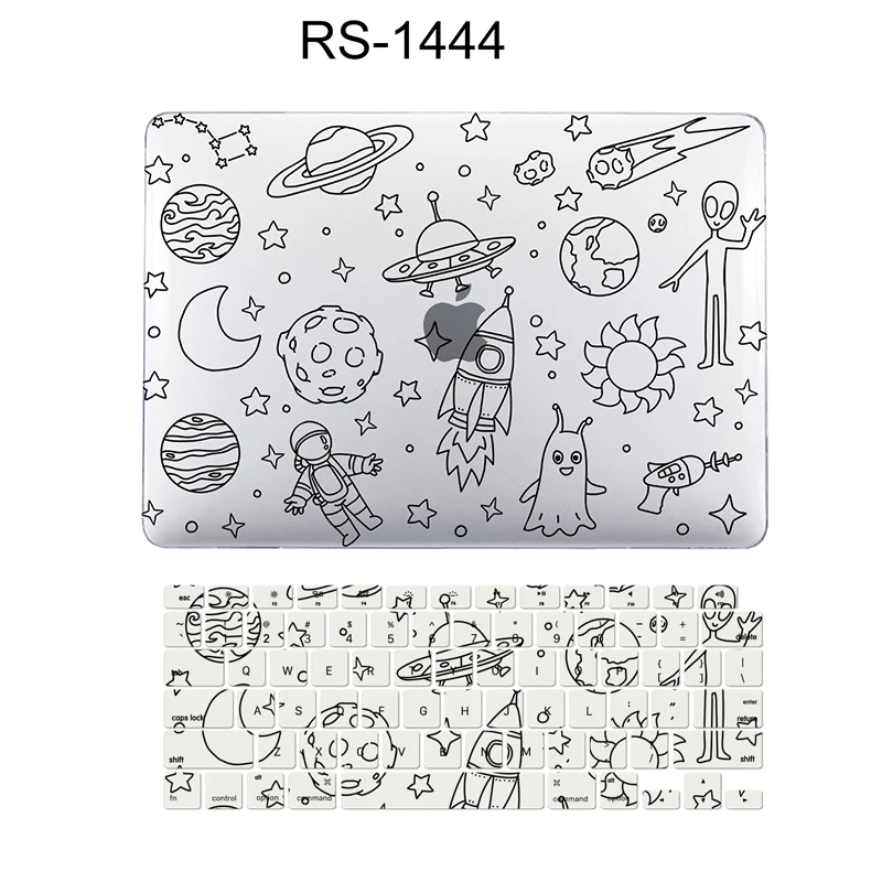 Мультяшный защитный чехол для ноутбука Macbook M2 Pro A2338 с крышкой клавиатуры Air 13 3 6 14 15