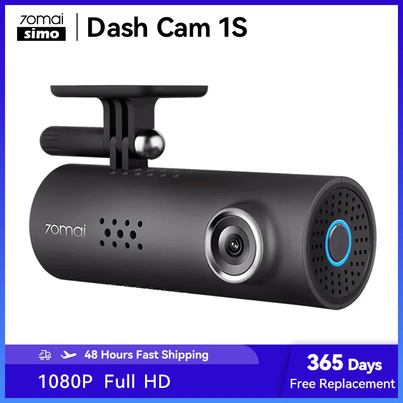 

70mai Car DVR 1S APP & English Voice Control 70mai 1S 1080P HD Night Vision 130FOV Dash Camera Auto Recorder WiFi Dash Cam