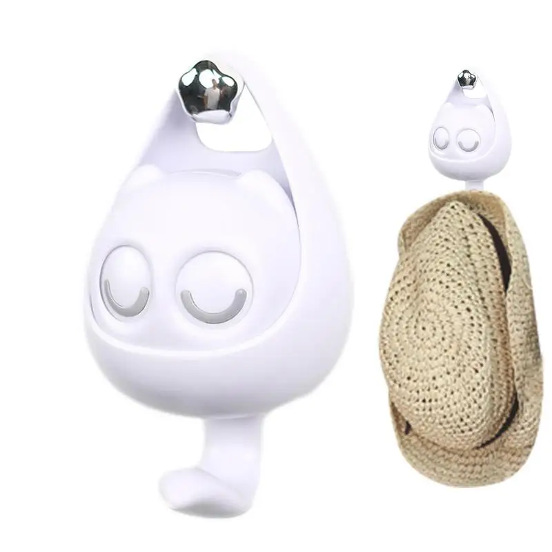 

Cat Coat Hook Creative Adhesive Coat Hook Animal Wall Hooks Wall Mounted Utility Hooks Heavy Duty Self Adhesive Shower Towel