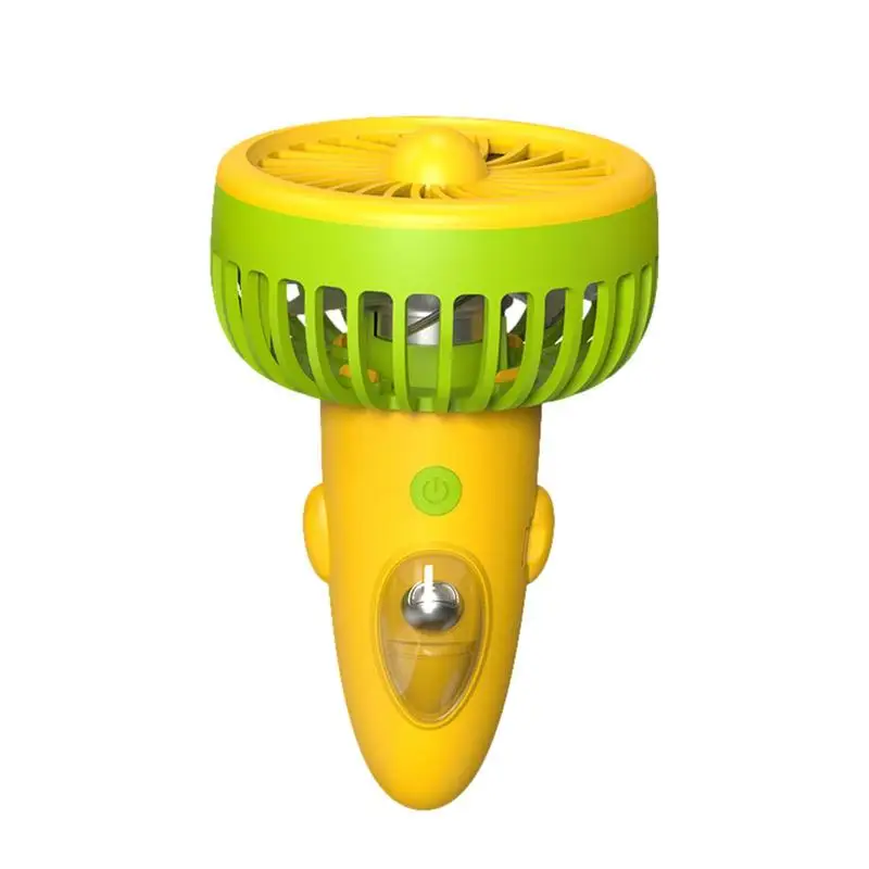 

Small Pocket Fan Portable USB Rechargeable Fan Quiet Handheld Fan Hands-free Cartoon Pilot Design Rechargeable Mini Fan 3 Speeds