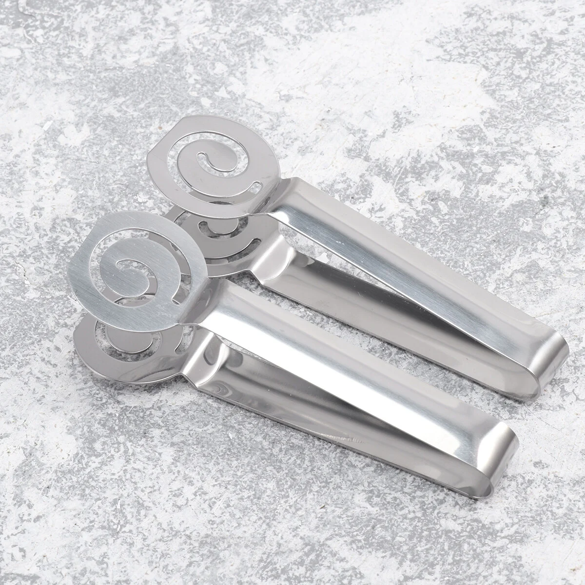 

2 PCS Tea Strainer Stainless Steel Fruit Tea Bags Tongs Food Bag Squeezer Fruit Bags Bread Clip