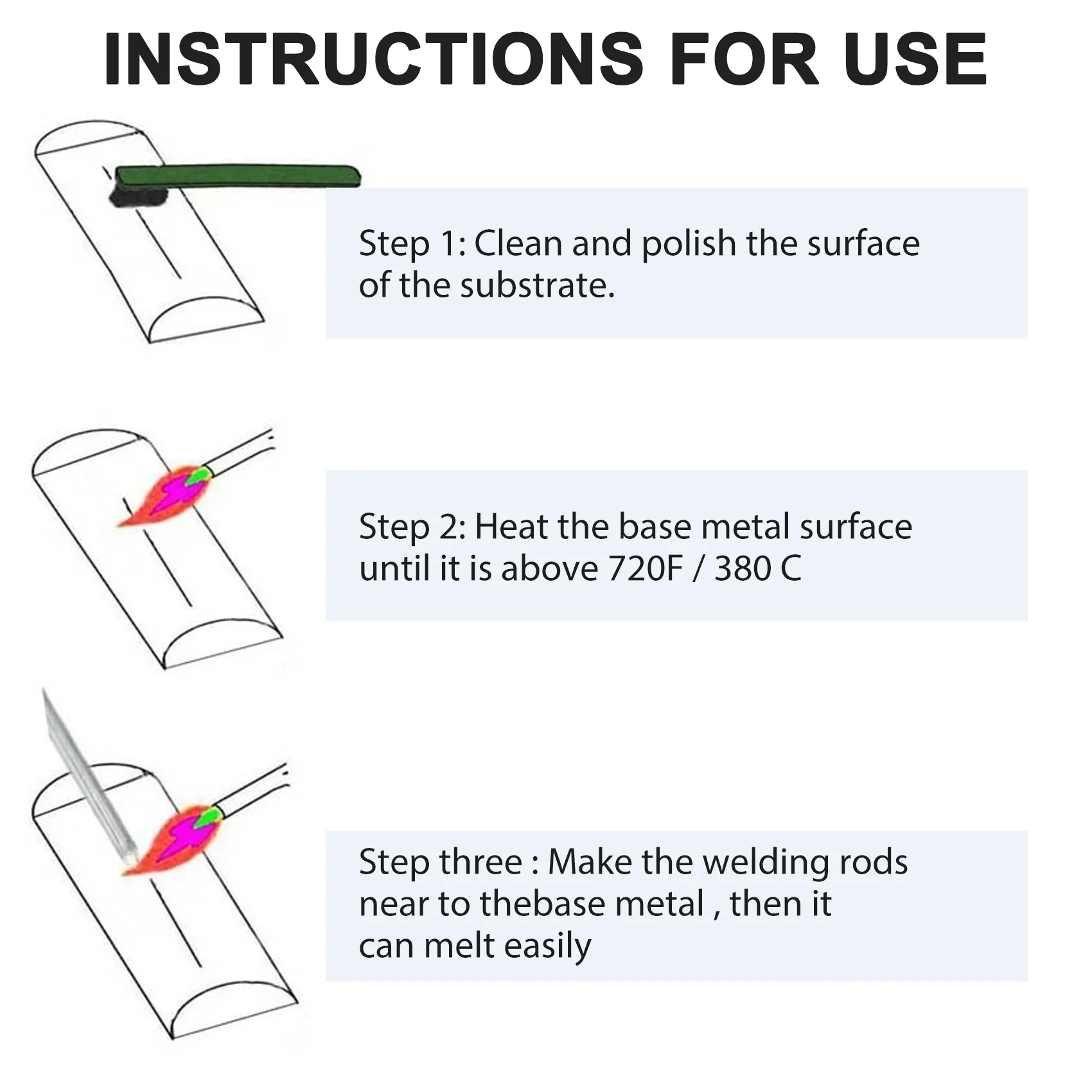 Универсальные сварочные стержни медь алюминий железо нержавеющая сталь