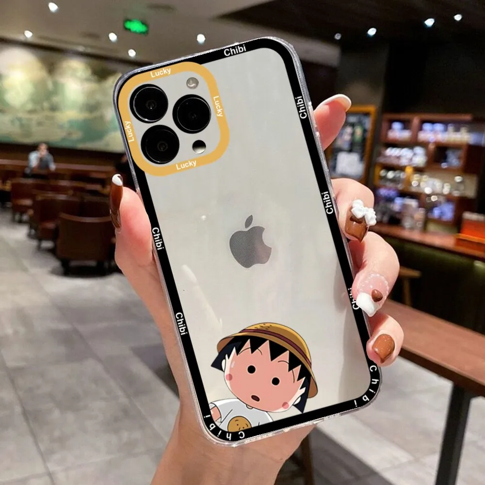 C-Chibi M-Maruko C-Chan Phone Case For IPhone 11 12 13 14 15 Pro Promax Plus Mini 16 16plus 16promax