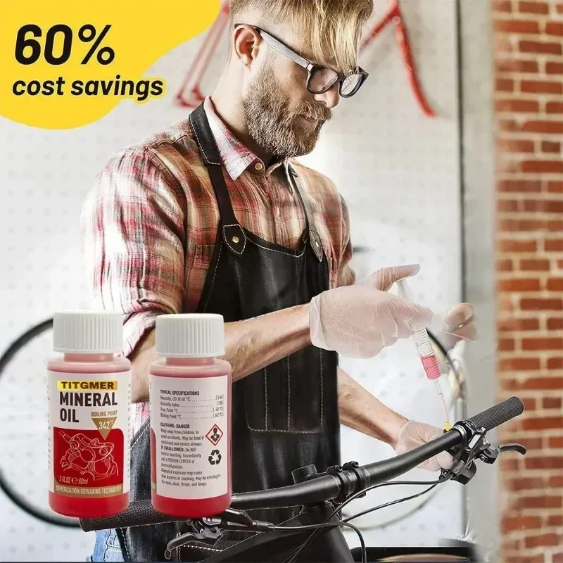 Система горного велосипеда с минеральным маслом 60 мл жидкий Гидравлический