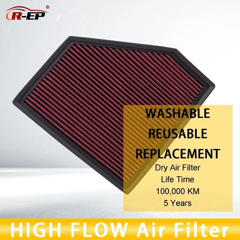 R-EP эффективный воздушный фильтр с высоким потоком подходит для BMW F30 F31 120i 125i 220i 230i 240i 320i 330i 340i 420i 440i, моющийся, многоразовый