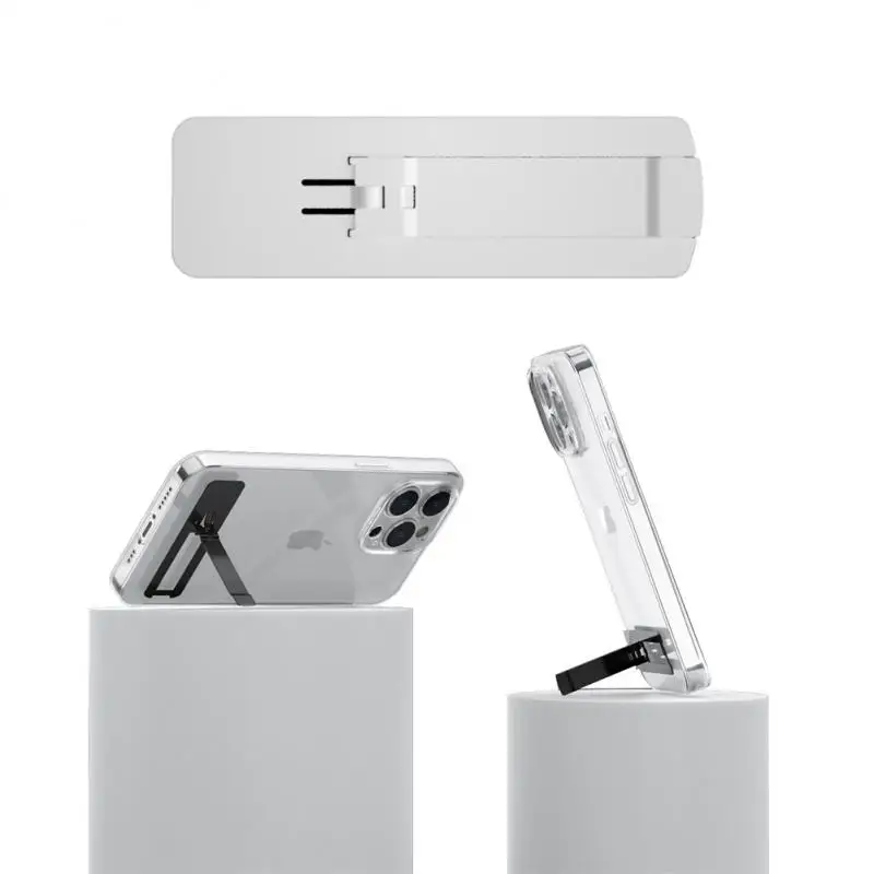 

Phone Kickstand Bracket Invisible Folding Phone Stand Ultra-thin Back Stick Phone Accessories Mobile Support Adhesive Adjustable
