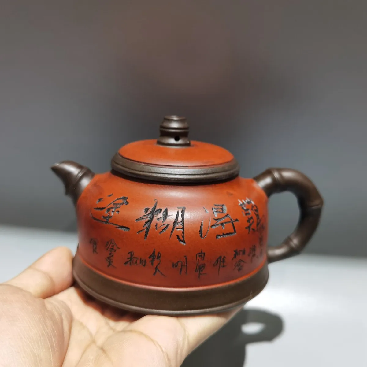 

Китайский Глиняный Чайник Yixing Zisha, ручная работа, горшок для слова Gu Jingzhou 320 мл