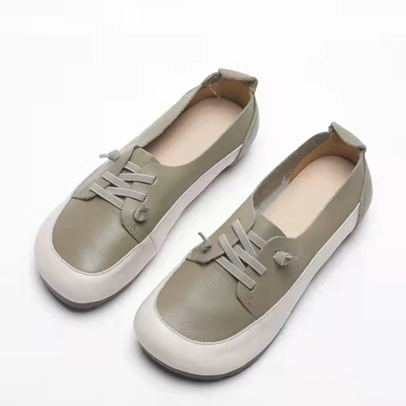 

Women Flats Sports Sneakers 2022 Summer New Brand Slip-on Sandals Fashion Square Toe Soft Walking Running Casual Women Shoes