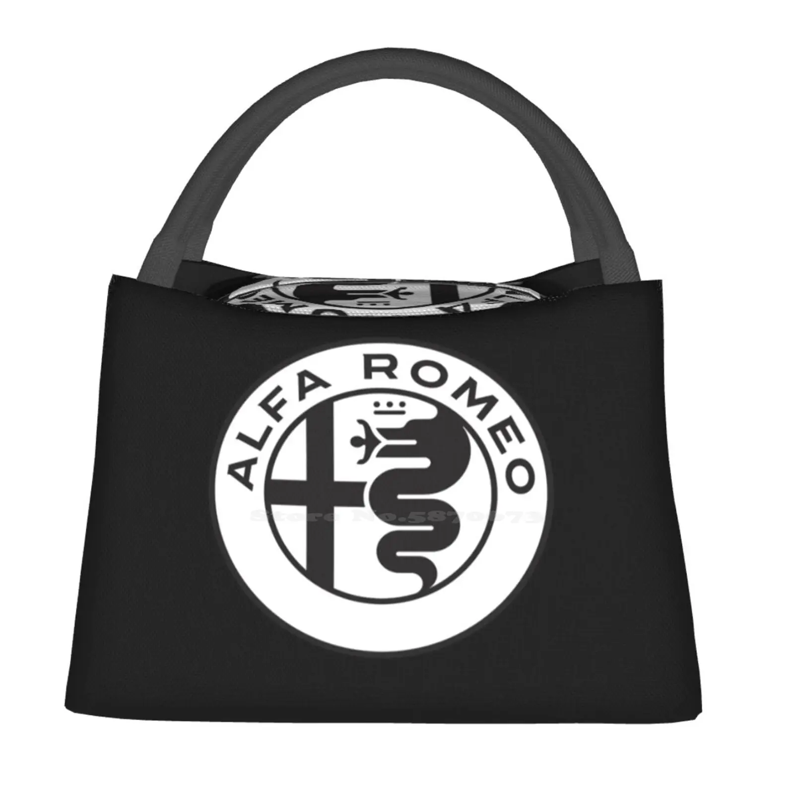 

Alfa Romeo Food Portable Insulation Bag Cooler Tote Cute Funny Pattern Trendy Hillarious Animals Food Social Distancing Funny
