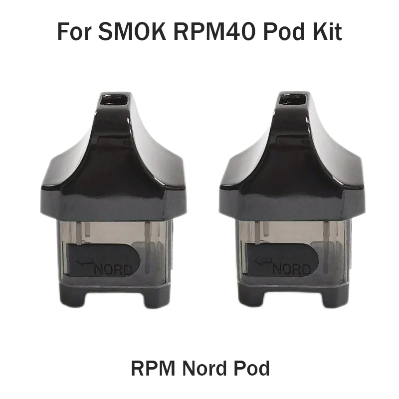 

RPM40 Empty Pod Cartridge for SMOK RPM40 Pod Kit compatible Nord Coils 0.6/0.8/1.4ohm Coil