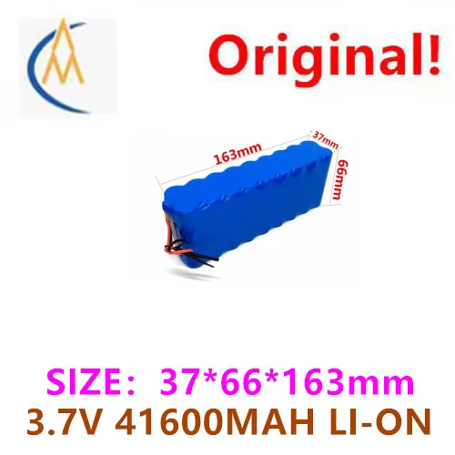 Купите больше, недорого, оригинальная литиевая аккумуляторная батарея с полной емкостью 18650, 41600 мАч, 3,7 в, 2,54, с защитной пластиной