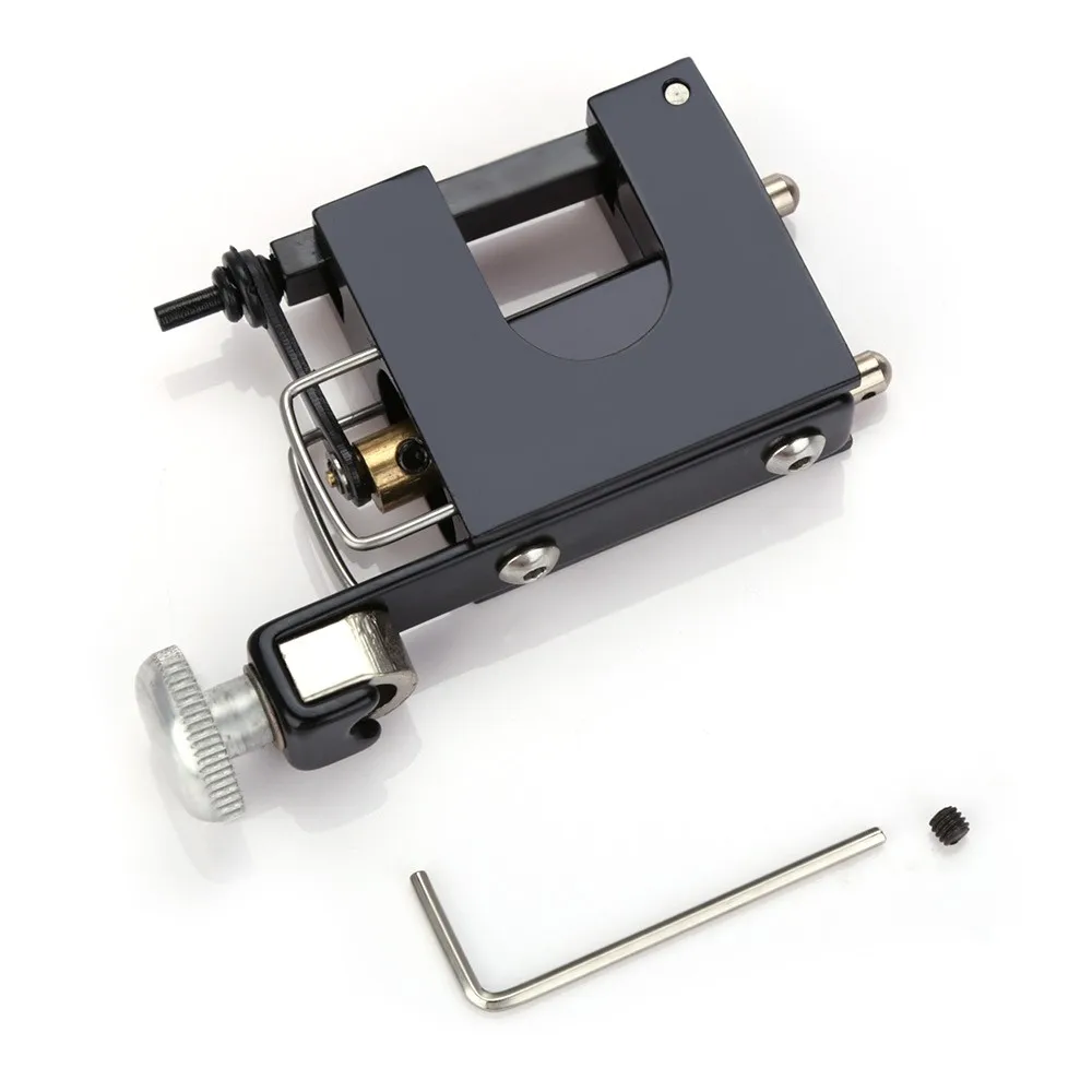 Вращающийся черный тату-машинка Yangna мощный мотор линейка из сплава тонировка