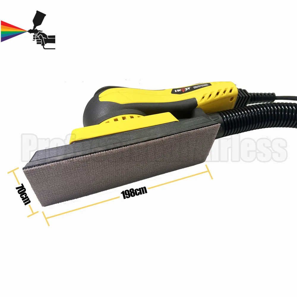 Квадратный Электрический орбитальный шлифовальный станок HYVST 70x198 мм для