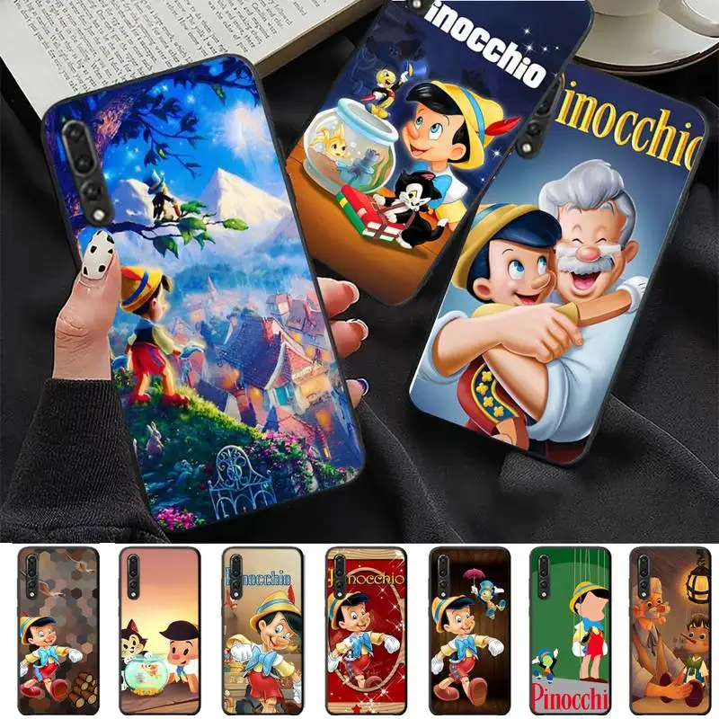 

Disney Pinocchio Phone Case for Huawei P30 40 20 10 8 9 lite pro plus Psmart2019