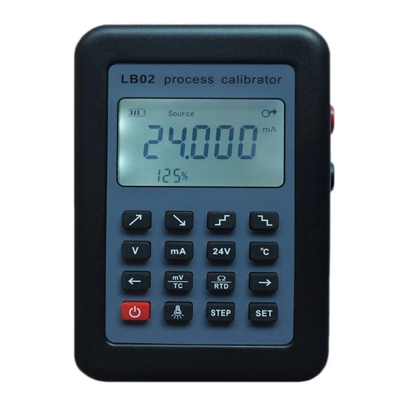 

LB02 Resistance Current Voltmeter Signal Generator Source Process Calibrator 4-20mA/0-10V/mV LCD Display Update From LB01