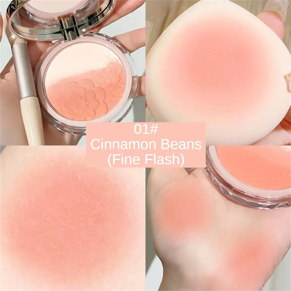 1 ~ 5 шт. пудровые румяна 2 цвета осветляющие природные шоу белые матовые