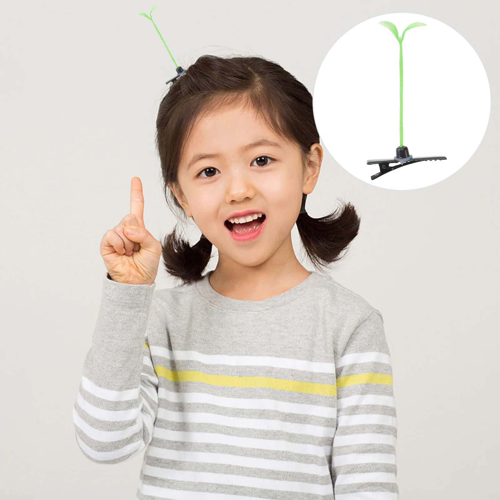 

Hair Sprout Clipclipswomen Bean Hairpin Barrette Pin Accessories Littlegirls Hairpins Barrettes Headband Leaf Pea Funnygirl