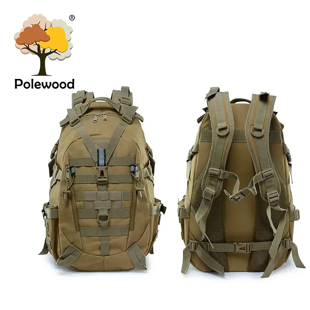 Outdoor Backpack Large Capacity Men's Tactical Backpack 900D Oxford Cloth Wear-resistant Backpack Camping Accessories