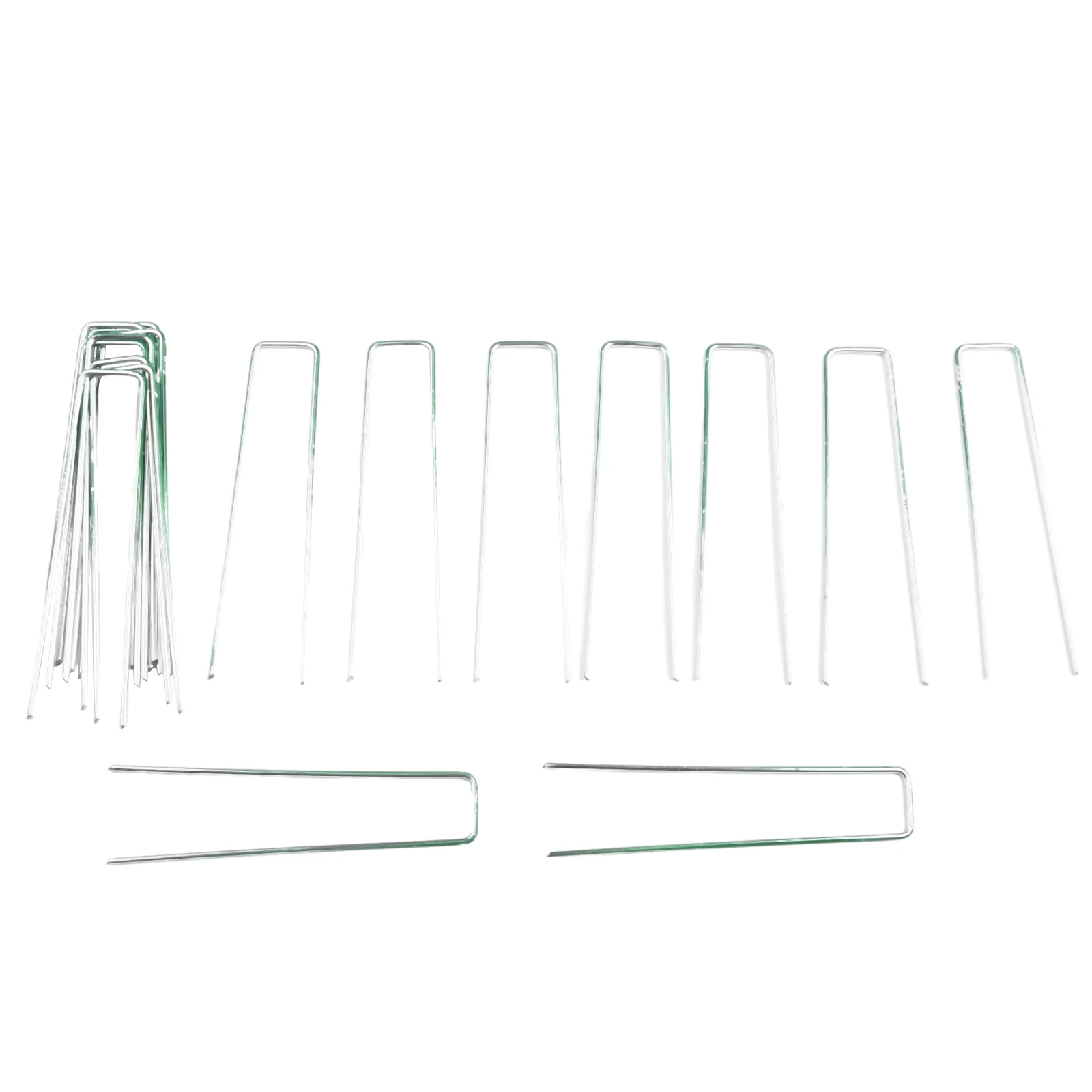 20 шт. садовые колья оцинкованные ландшафтные скобы U-образные для газона