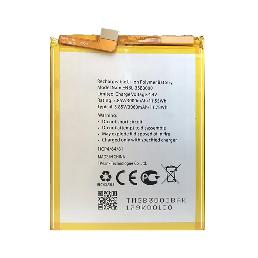 Новый аккумулятор NBL-35B3000 для TP-link Neffos C7 Y7 X9 TP910A TP910C TP913A Аккумулятор мобильного