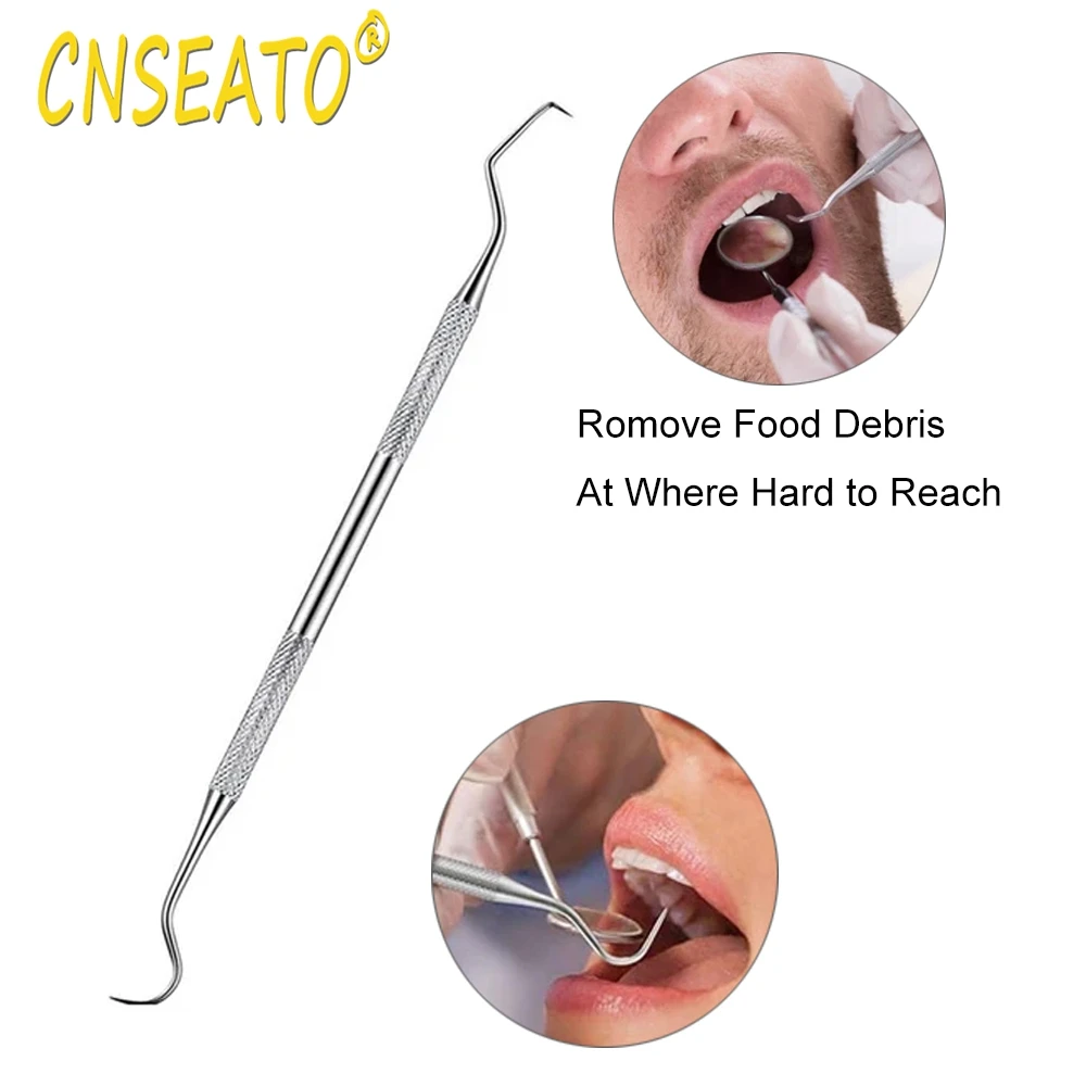 1/5 шт. скребок для чистки зубов из нержавеющей стали