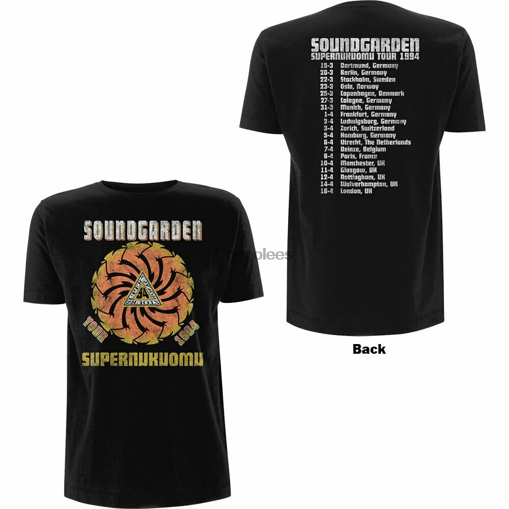 Мягкая стильная футболка SOUNDGARDEN Superunknown Tour 94 новинка размеры S M L XL XXL официальная
