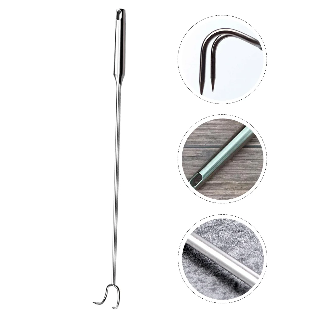 

Meat Hook Hooks Flipperturner Pigtail Flipping Steel Stainless Bbq Poultry Turning Butcher Tool Bacon Cooking Barbeque